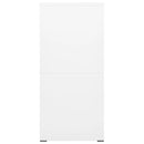 vidaXL fehér acél irattartó szekrény 46 x 62 x 133 cm