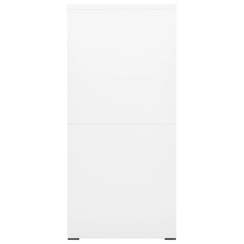 vidaXL fehér acél irattartó szekrény 46 x 62 x 133 cm