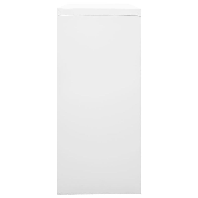 vidaXL szürke acél tolóajtós szekrény 90 x 40 x 90 cm