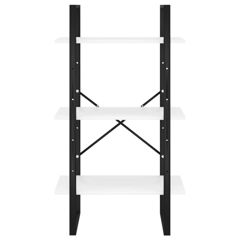 vidaXL fehér forgácslap tárolópolc 60 x 30 x 105 cm