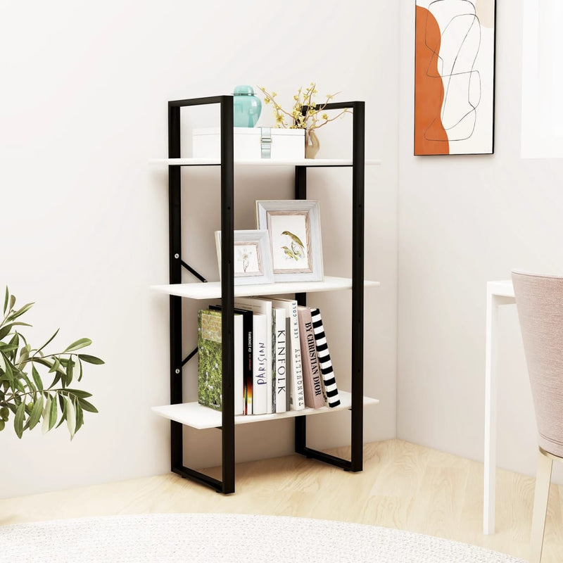 vidaXL fehér tömör fenyőfa tárolópolc 60 x 30 x 105 cm