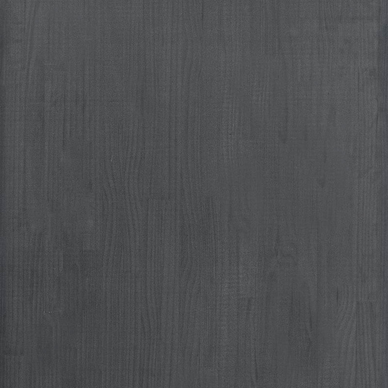 vidaXL szürke tömör fenyőfa tárolópolc 60 x 30 x 105 cm