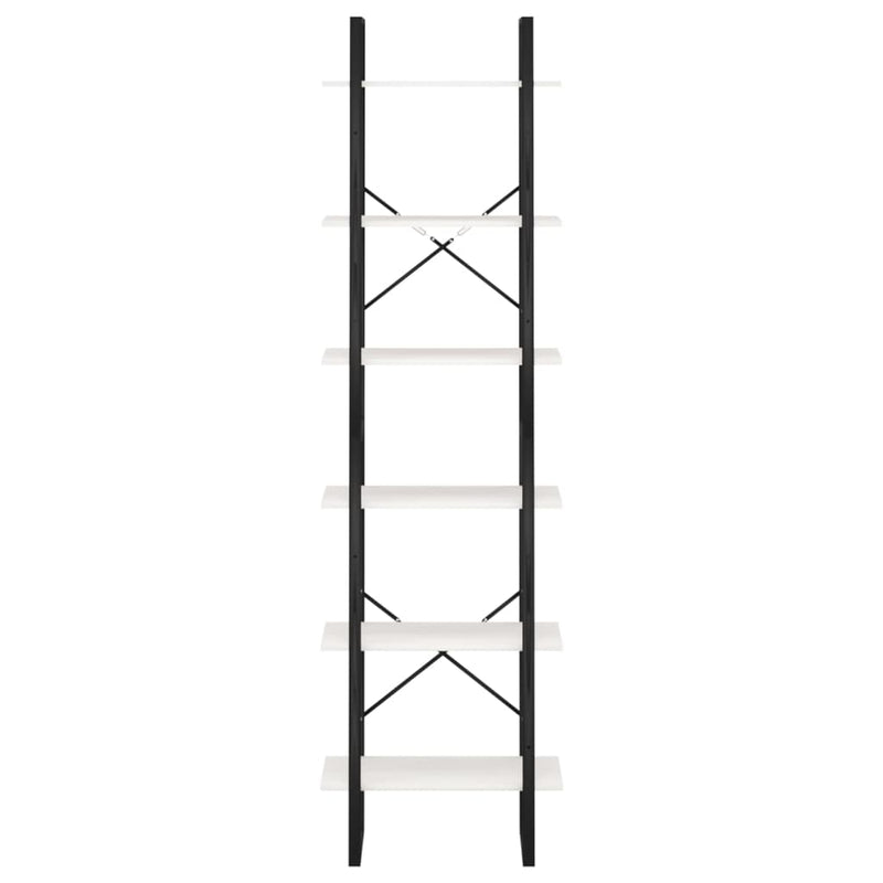 vidaXL fehér tömör fenyőfa tárolópolc 60 x 30 x 210 cm