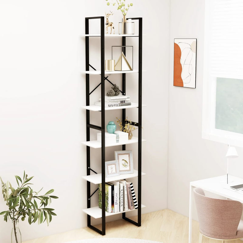 vidaXL fehér tömör fenyőfa tárolópolc 60 x 30 x 210 cm