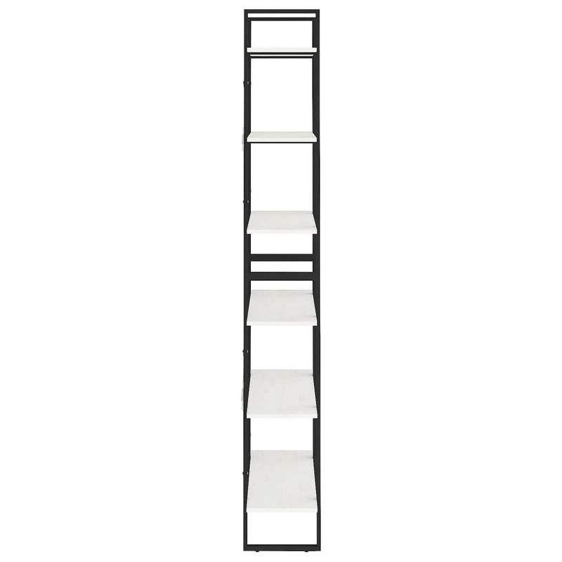 vidaXL fehér tömör fenyőfa magasszekrény 80 x 30 x 210 cm