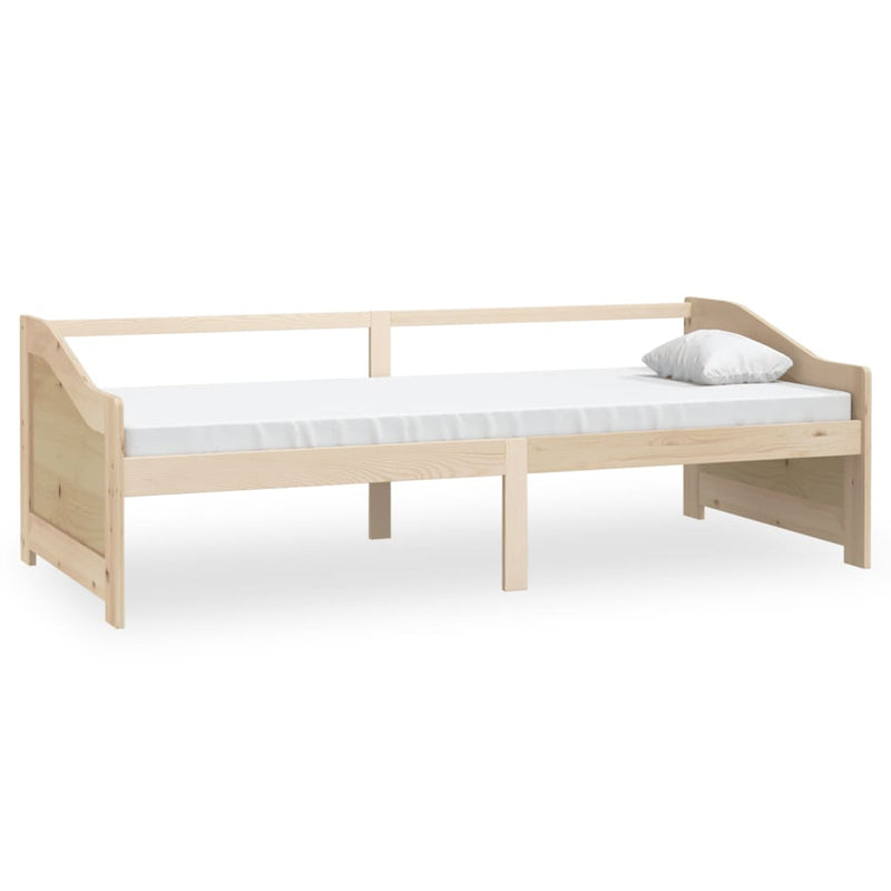 vidaXL 3 személyes tömör fenyőfa kanapéágy 90 x 200 cm
