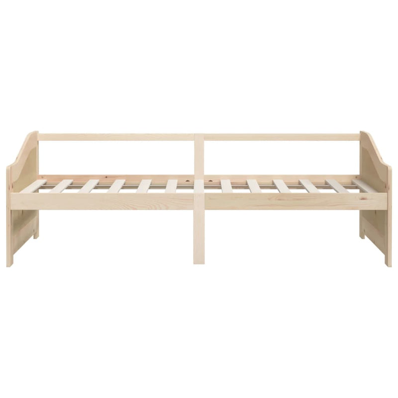 vidaXL 3 személyes tömör fenyőfa kanapéágy 90 x 200 cm
