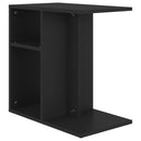 vidaXL fekete szerelt fa kisasztal 50 x 30 x 50 cm