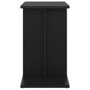 vidaXL fekete szerelt fa kisasztal 50 x 30 x 50 cm
