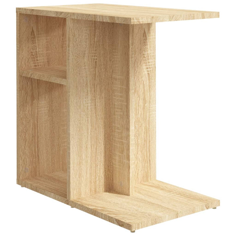 vidaXL sonoma tölgy színű szerelt fa kisasztal 50 x 30 x 50 cm