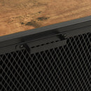 vidaXL rusztikus barna fém és MDF tárolószekrény 72 x 36 x 82 cm