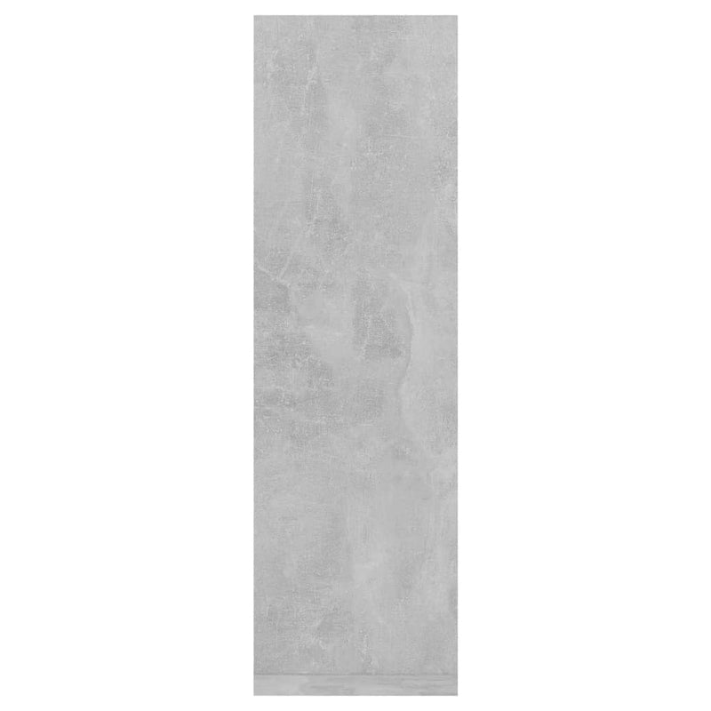 vidaXL 2 db betonszürke szerelt fa fali polc 50 x 15 x 50 cm