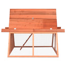 vidaXL tömör fenyőfa nyúlketrec 152 x 127 x 109,5 cm