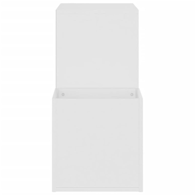 vidaXL fehér szerelt fa előszobai cipősszekrény 105 x 35,5 x 70 cm