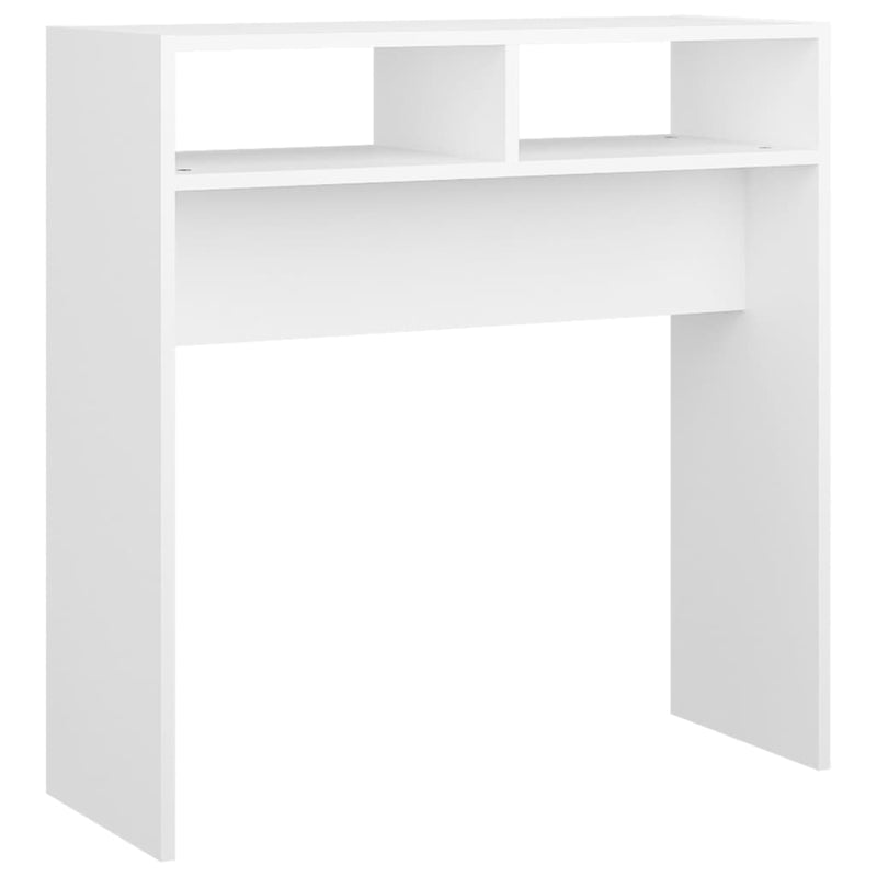 vidaXL fehér szerelt fa tálalóasztal 78 x 30 x 80 cm