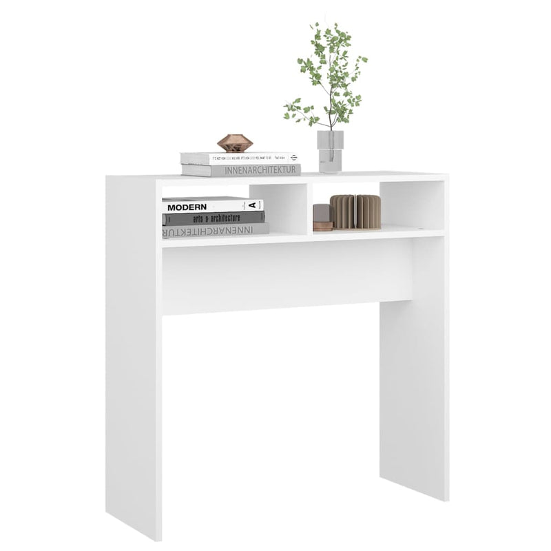 vidaXL fehér szerelt fa tálalóasztal 78 x 30 x 80 cm