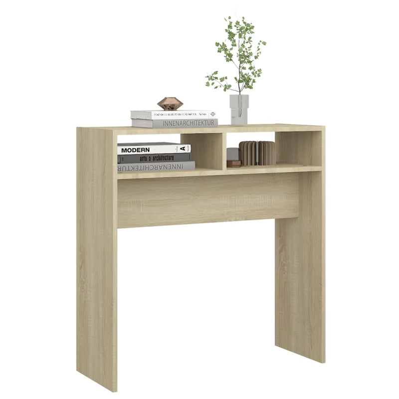 vidaXL sonoma tölgy színű szerelt fa tálalóasztal 78 x 30 x 80 cm