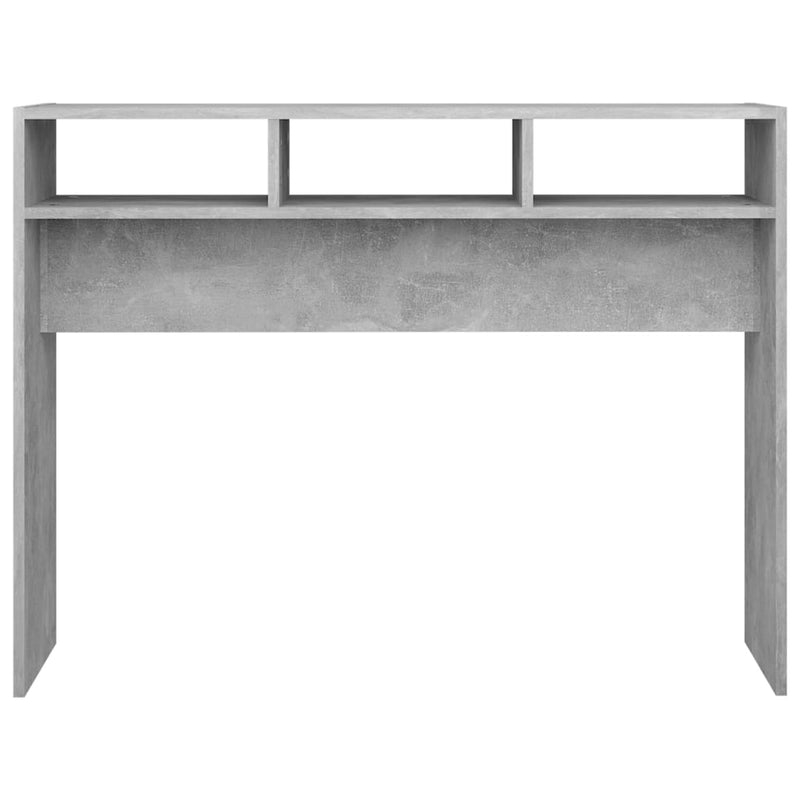 vidaXL betonszürke szerelt fa tálalóasztal 105 x 30 x 80 cm