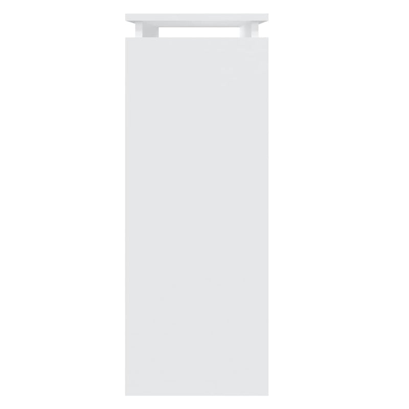 vidaXL fehér szerelt fa tálalóasztal 80 x 30 x 80 cm