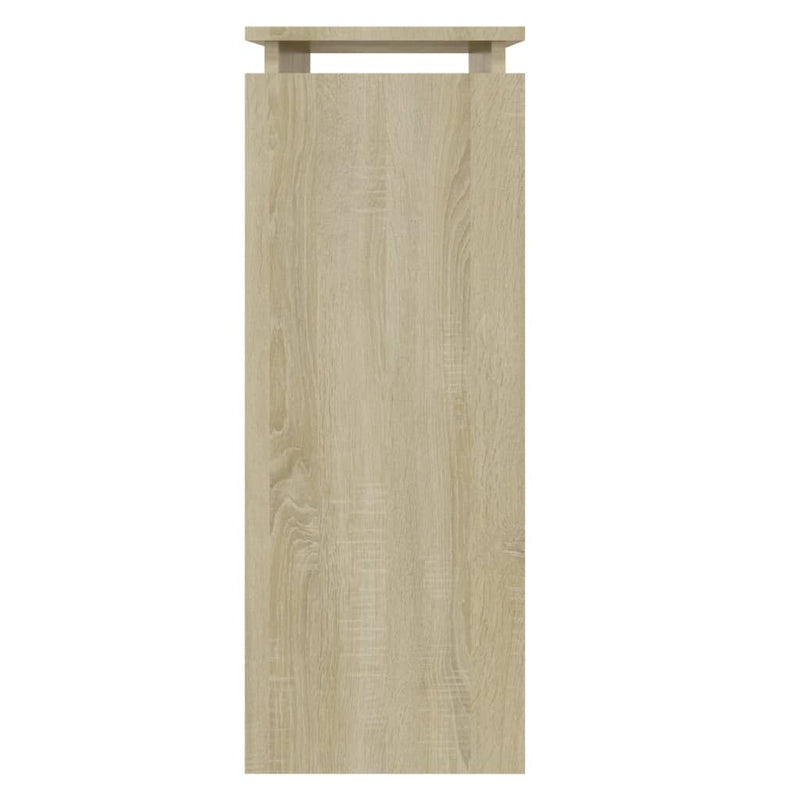 vidaXL sonoma tölgy színű szerelt fa tálalóasztal 80 x 30 x 80 cm