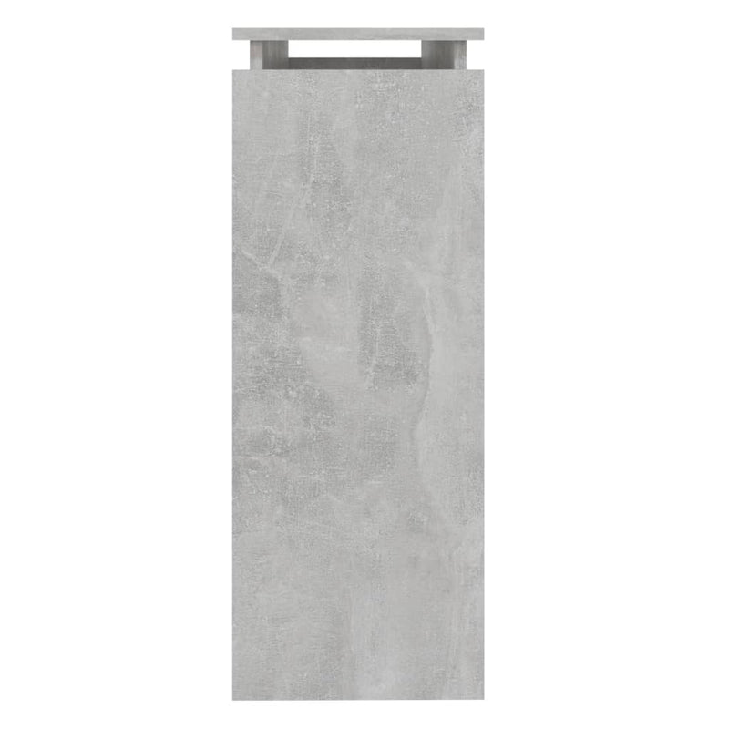 vidaXL betonszürke szerelt fa tálalóasztal 102 x 30 x 80 cm