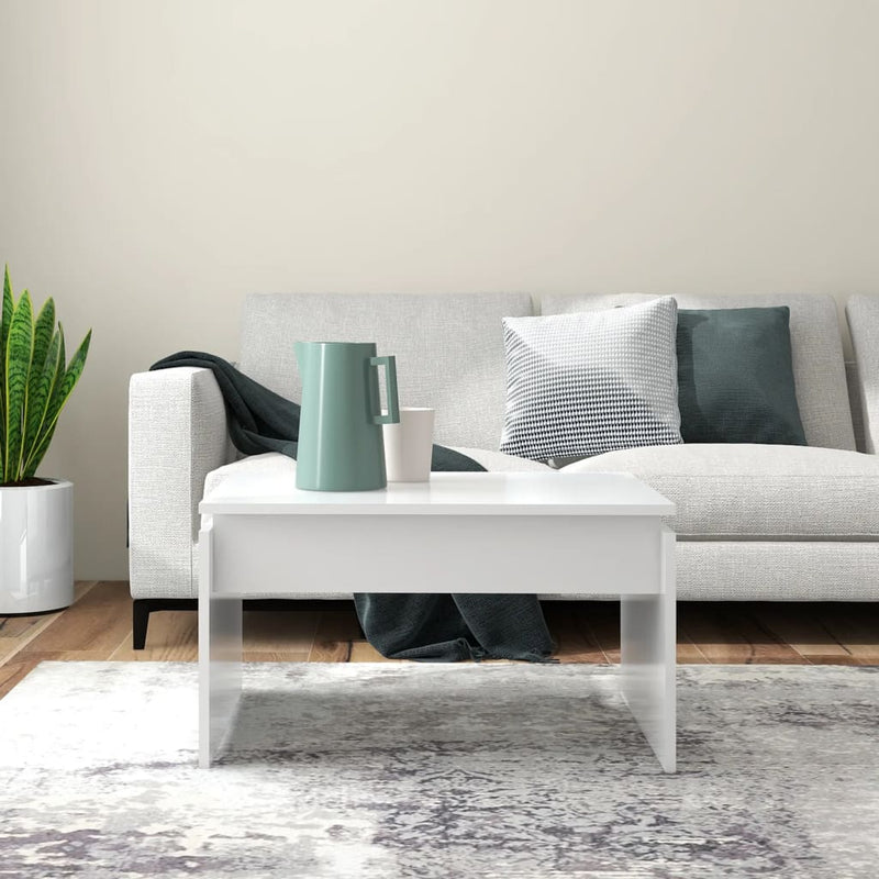 vidaXL fehér szerelt fa dohányzóasztal 68 x 50 x 38 cm