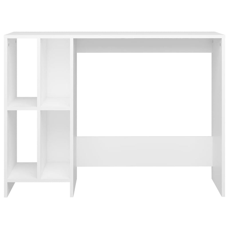 vidaXL fehér szerelt fa laptopasztal 102,5 x 35 x 75 cm