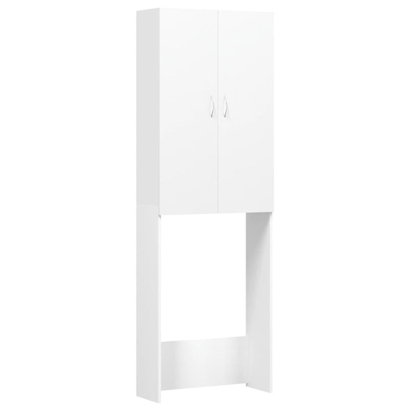 vidaXL fehér mosógépszekrény 64 x 25,5 x 190 cm