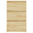 vidaXL 2 db tömör fenyőfa éjjeliszekrény 40 x 29,5 x 64 cm