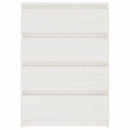 vidaXL fehér tömör fenyőfa kisszekrény 60 x 36 x 84 cm