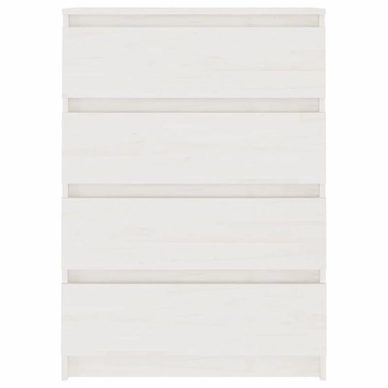 vidaXL fehér tömör fenyőfa kisszekrény 60 x 36 x 84 cm