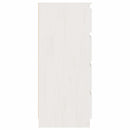 vidaXL fehér tömör fenyőfa kisszekrény 60 x 36 x 84 cm