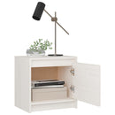 vidaXL 2 darab fehér tömör fenyőfa éjjeliszekrény 40 x 30,5 x 40 cm