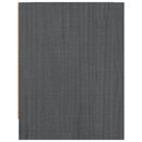 vidaXL 2 darab szürke tömör fenyőfa éjjeliszekrény 40 x 30,5 x 40 cm