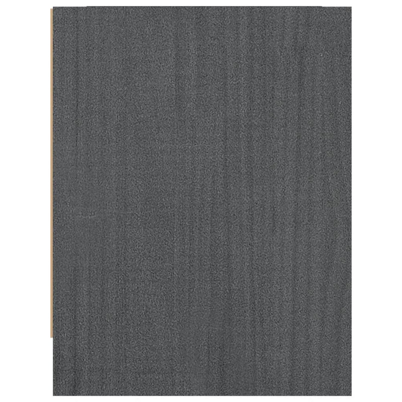 vidaXL 2 darab szürke tömör fenyőfa éjjeliszekrény 40 x 30,5 x 40 cm