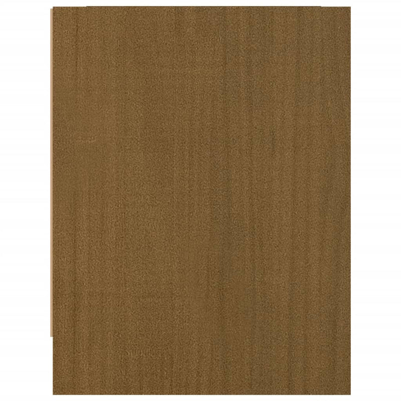vidaXL 2 db mézbarna tömör fenyőfa éjjeliszekrény 40 x 30,5 x 40 cm
