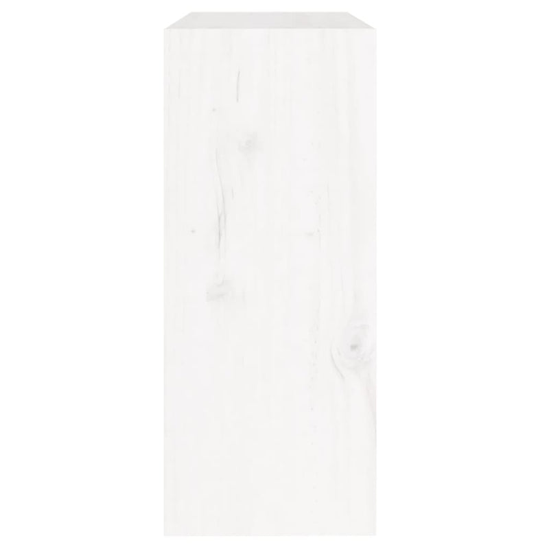 vidaXL fehér fenyőfa könyvszekrény/térelválasztó 60 x 30 x 71,5 cm