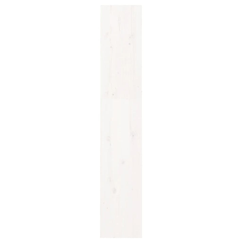 vidaXL fehér tömör fenyőfa könyvszekrény/térelválasztó 60x30x167,5 cm