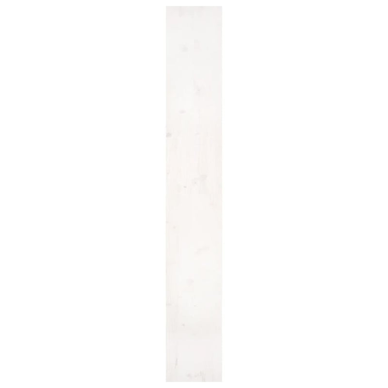 vidaXL fehér fenyőfa könyvszekrény/térelválasztó 80 x 30 x 199,5 cm