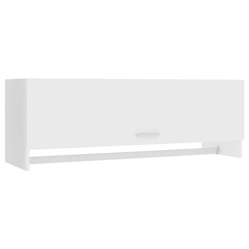 vidaXL fehér szerelt fa ruhásszekrény 100 x 32,5 x 35 cm