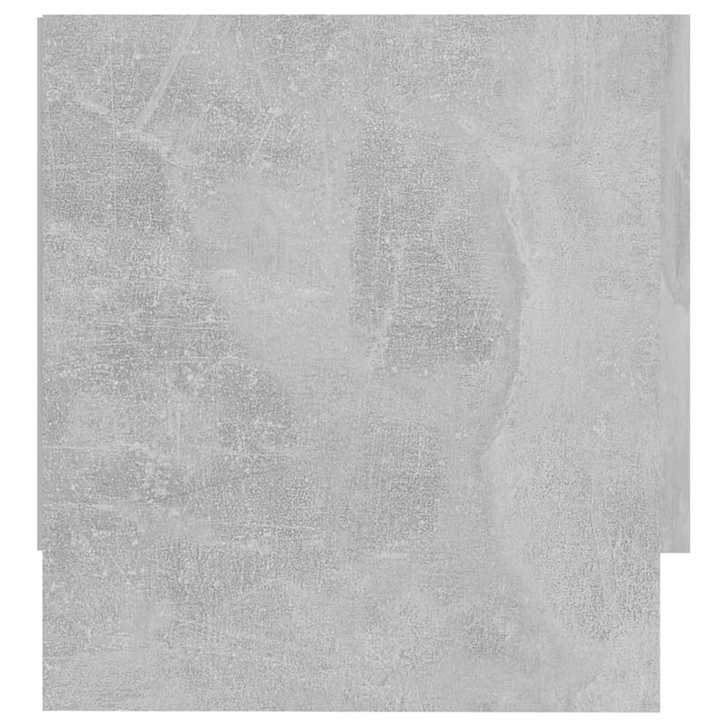 vidaXL betonszürke szerelt fa ruhásszekrény 100 x 32,5 x 35 cm