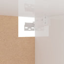 vidaXL magasfényű fehér szerelt fa ruhásszekrény 100 x 32,5 x 35 cm