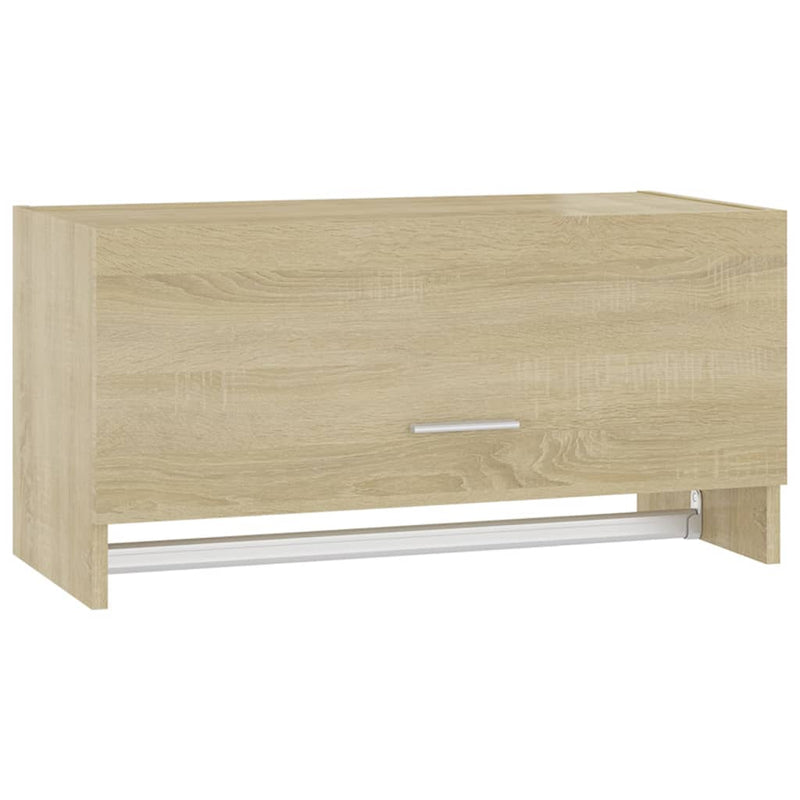 vidaXL sonoma tölgy színű szerelt fa ruhásszekrény 70 x 32,5 x 35 cm