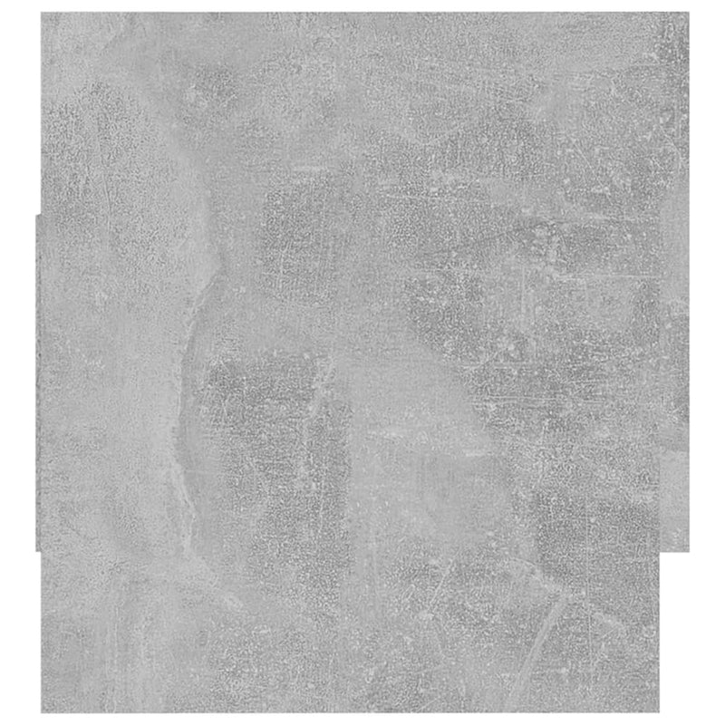vidaXL betonszürke szerelt fa ruhásszekrény 70 x 32,5 x 35 cm