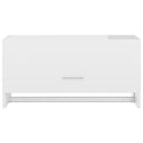 vidaXL magasfényű fehér szerelt fa ruhásszekrény 70 x 32,5 x 35 cm