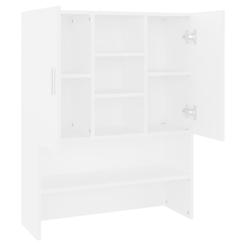 vidaXL fehér mosógépszekrény 70,5 x 25,5 x 90 cm