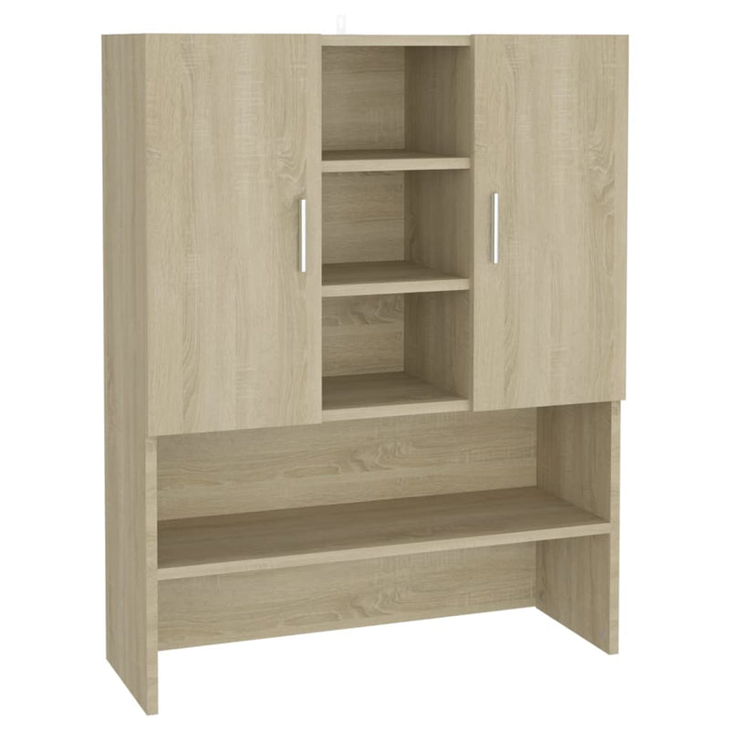 vidaXL sonoma tölgy színű mosógépszekrény 70,5 x 25,5 x 90 cm