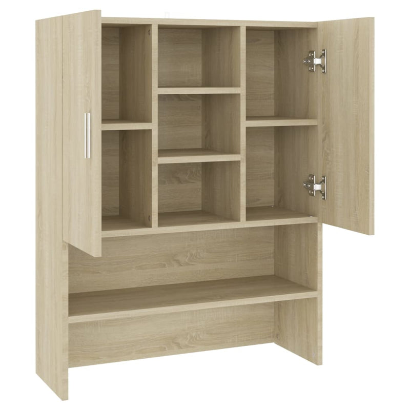 vidaXL sonoma tölgy színű mosógépszekrény 70,5 x 25,5 x 90 cm