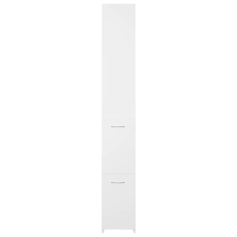 vidaXL fehér szerelt fa fürdőszobaszekrény 25x26,5x170 cm