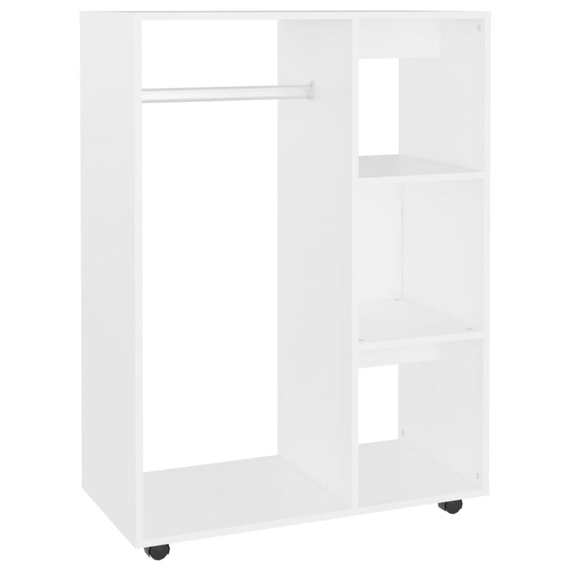 vidaXL fehér szerelt fa ruhásszekrény 80 x 40 x 110 cm